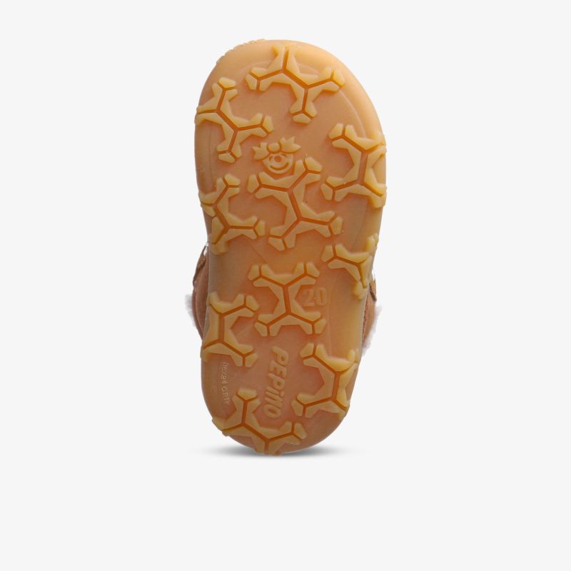 Robuste Schuhsohle mit einzigartigem Profil für optimalen Halt und Komfort.