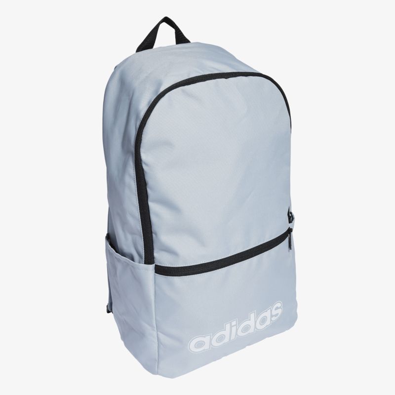 Moderner grauer Rucksack mit geräumigen Fächern und strapazierfähigem Design