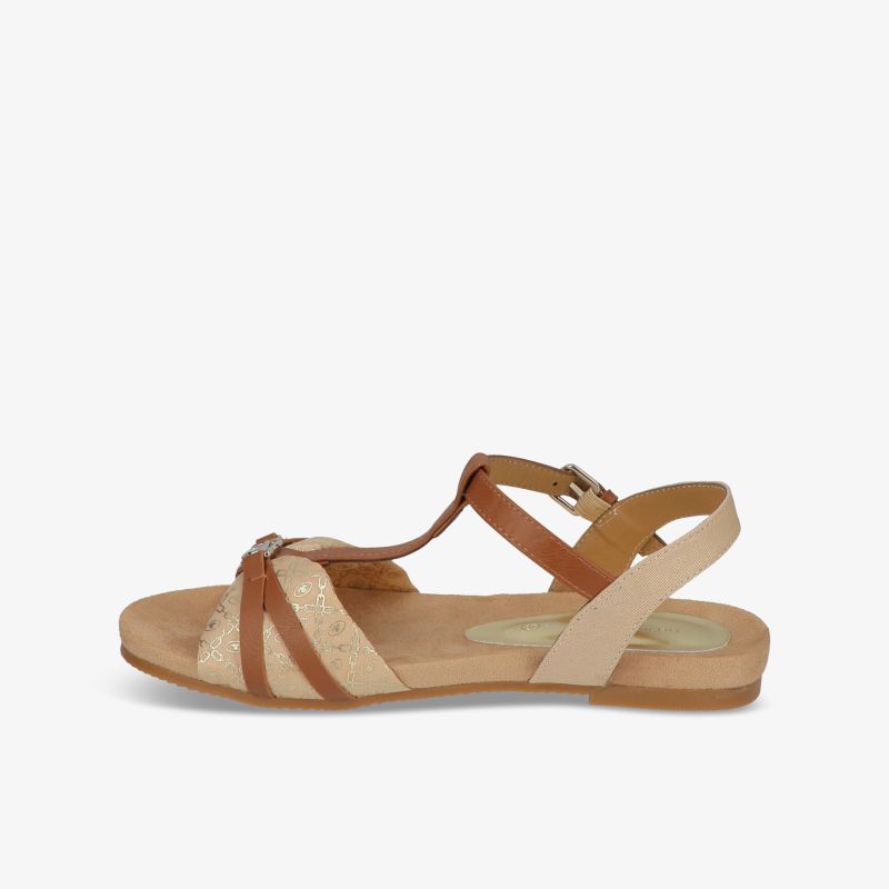 Stilvolle Sandalen mit verstellbaren Riemen und weichem Fußbett, perfekt für sommerliche Ausflüge.