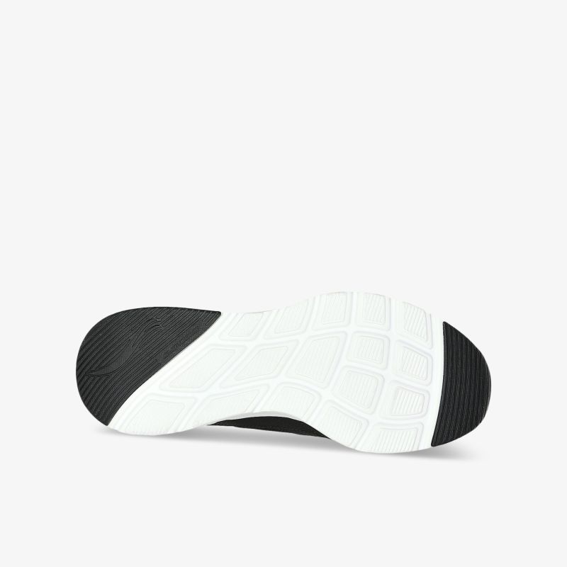 Sportliche Schuhsohle mit rutschfestem Profil für hohen Tragekomfort und Flexibilität.