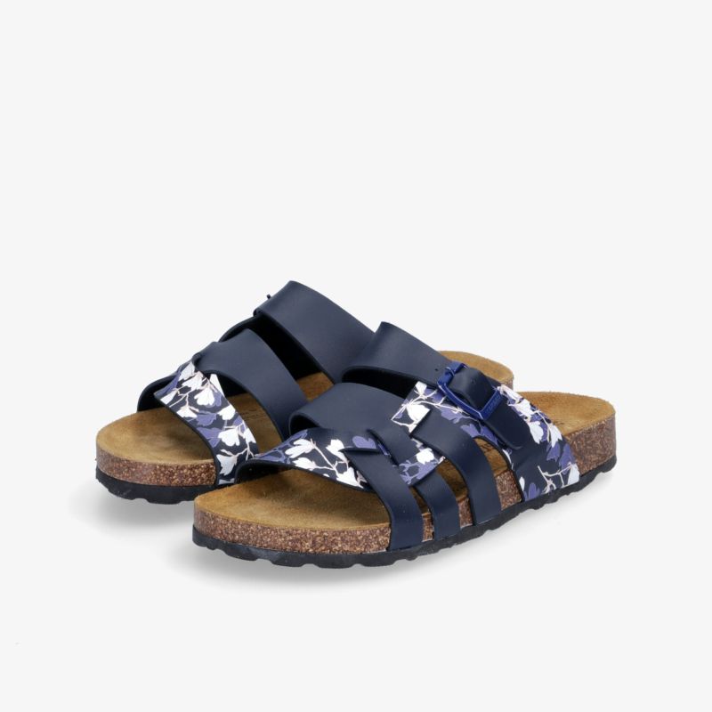 Modische braune Riemensandalen mit Komfortsohle für optimalen Tragekomfort.