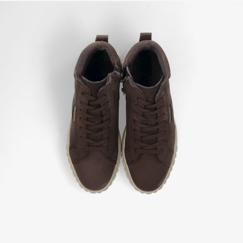 Robuste dunkelbraune Schuhe im Paar, bequem und vielseitig, hochwertige Verarbeitung, ideal für den täglichen Gebrauch