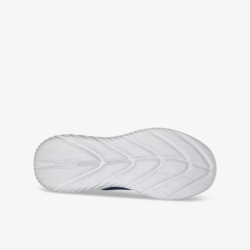 Rutschfeste, langlebige Sportschuhsohle mit modernem Design für optimalen Halt und Komfort.