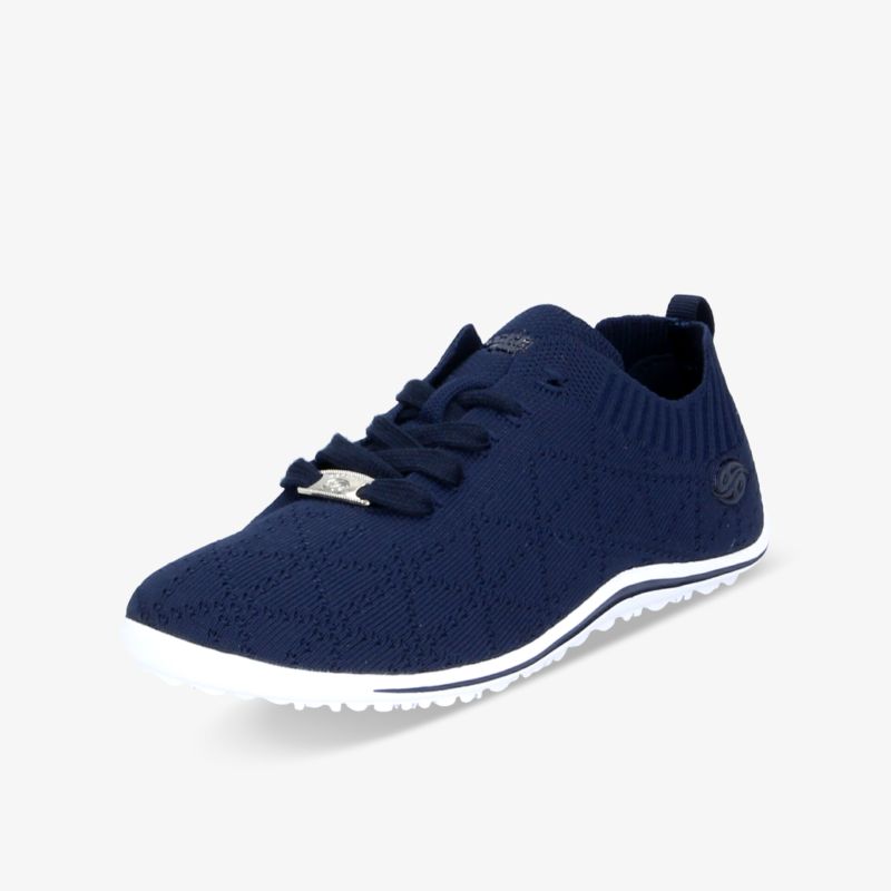 Moderner blauer Sneaker mit bequemer Passform, flexibel und atmungsaktiv, ideal für sportliche Aktivitäten.
