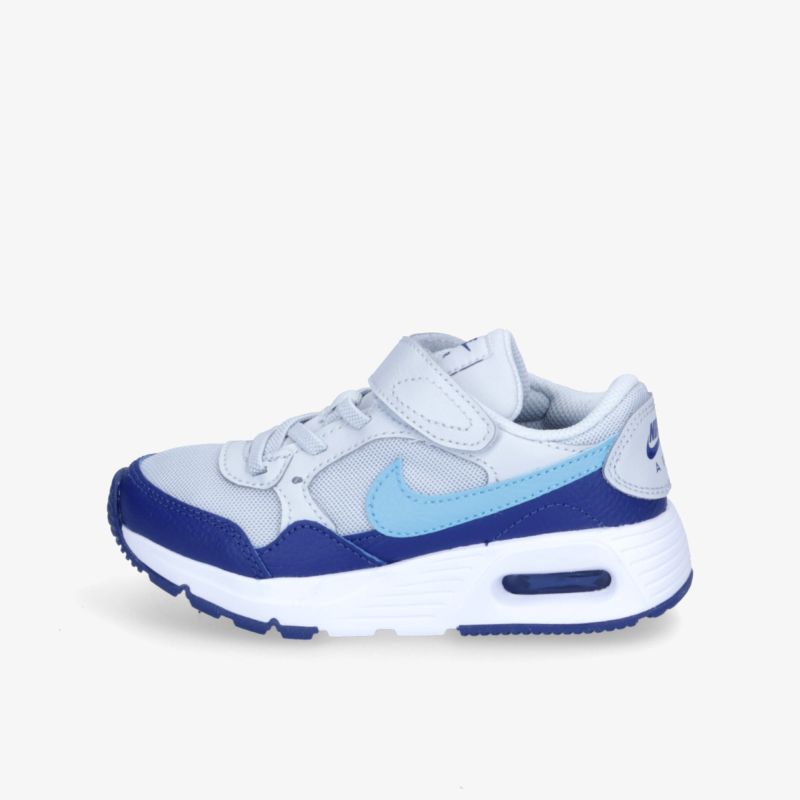 Sportlicher Sneaker mit Klettverschluss, weiß und blau, ideal für Komfort und Stil im Alltag