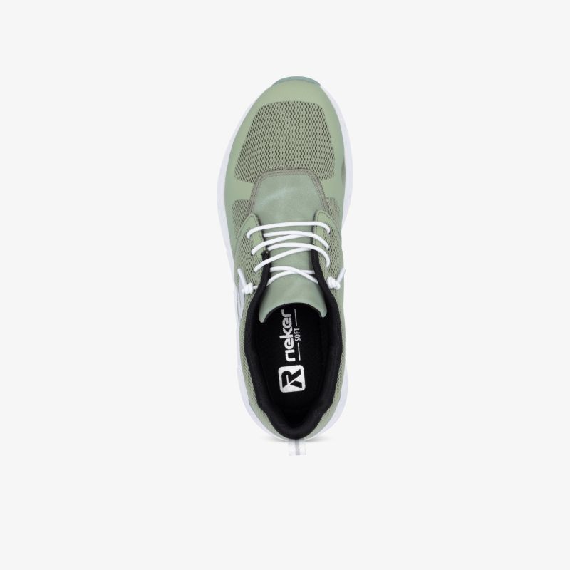 Leichter, atmungsaktiver Sneaker mit robusten Schnürsenkeln und moderner, sportlicher Optik, Draufsicht