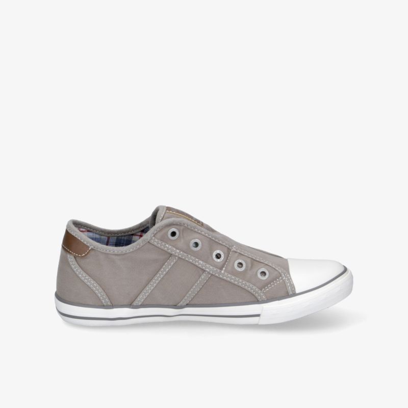 Grauer leichter Casual-Slipper mit rutschfester Sohle, bequem und atmungsaktiv für den Freizeitgebrauch