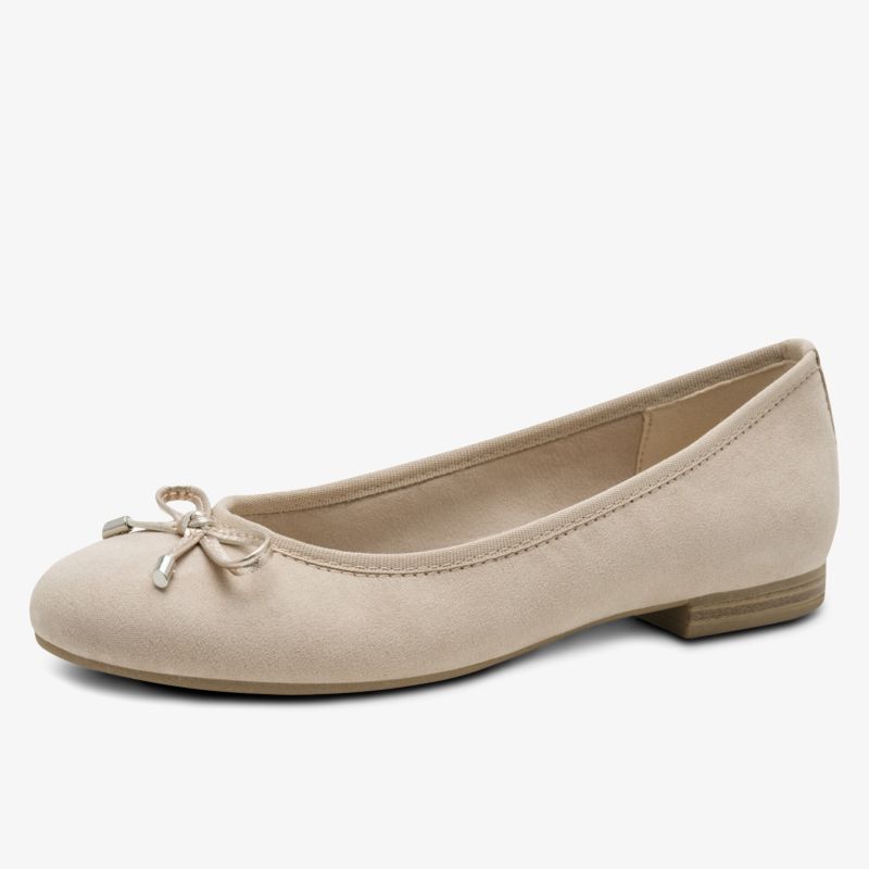 Bequemer Ballerina mit flachem Absatz und runder Kappe, ideal für modische Alltagsoutfits