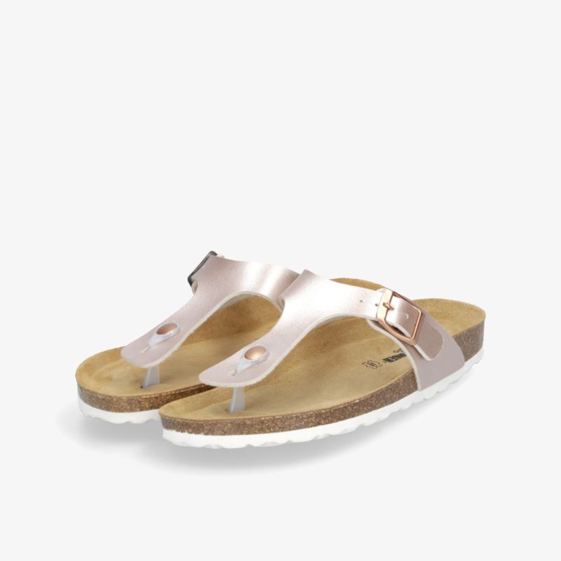 Komfortable Zehensteg-Sandalen mit verstellbarem Riemen und bequemer Innensohle, ideal für sommerlichen Alltag