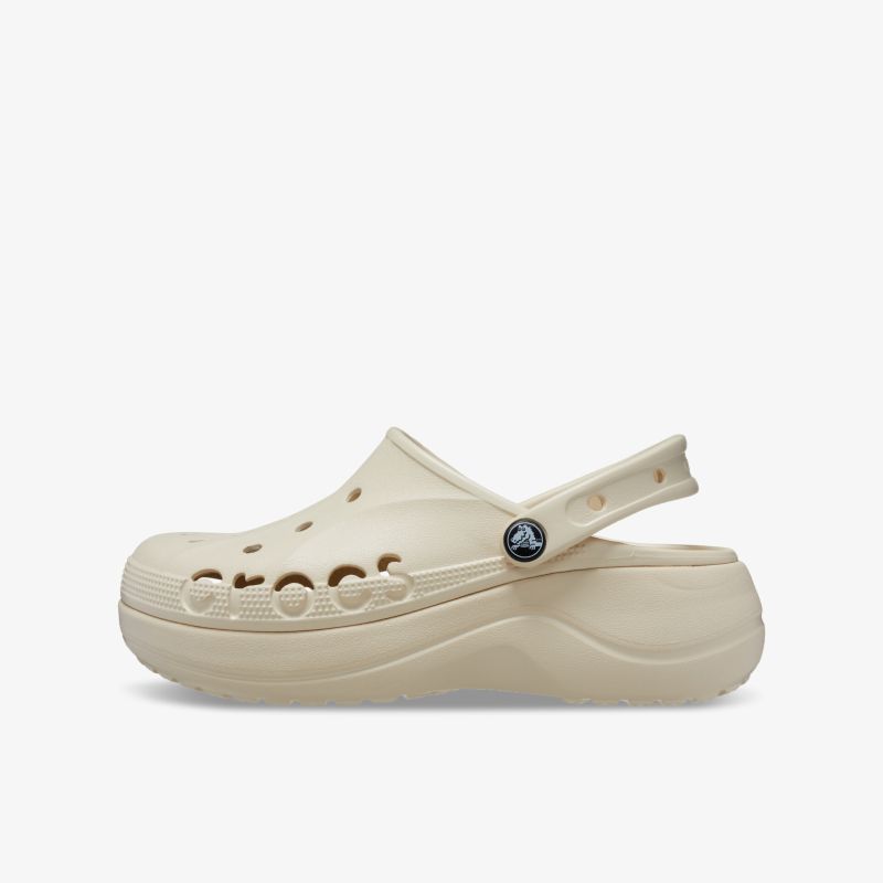 Bequemer, atmungsaktiver Schuh mit verstellbarem Riemen und rutschfester Sohle in neutralem Farbton