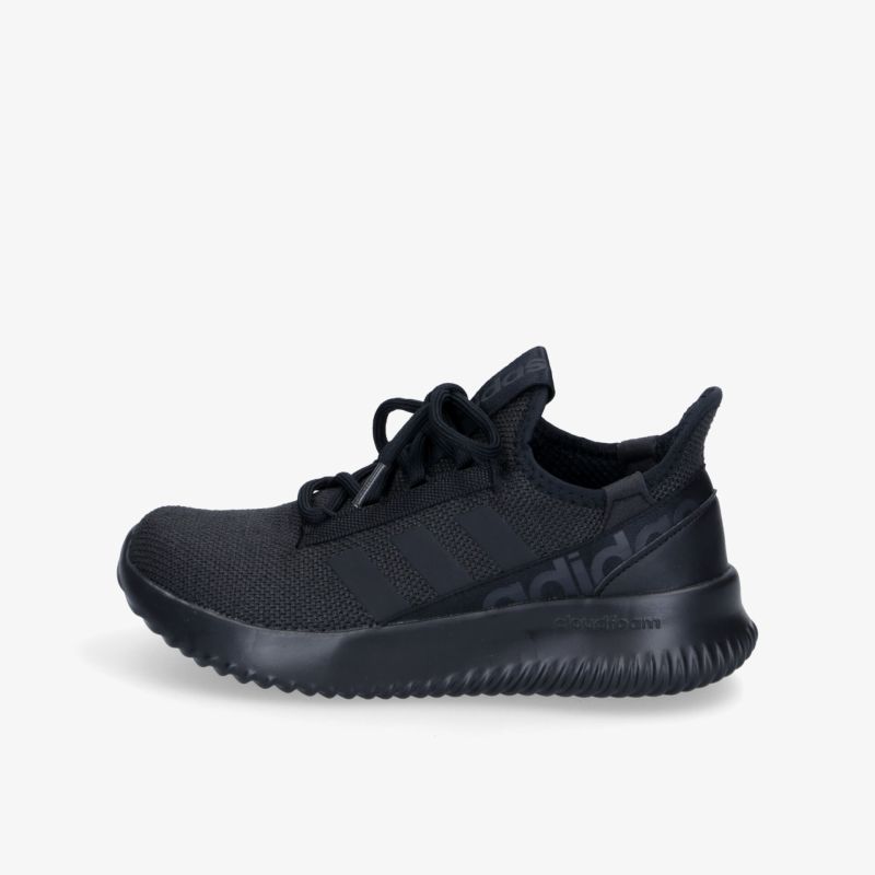 Moderner schwarzer Sneaker mit atmungsaktivem Obermaterial und rutschfester Sohle für optimalen Komfort.