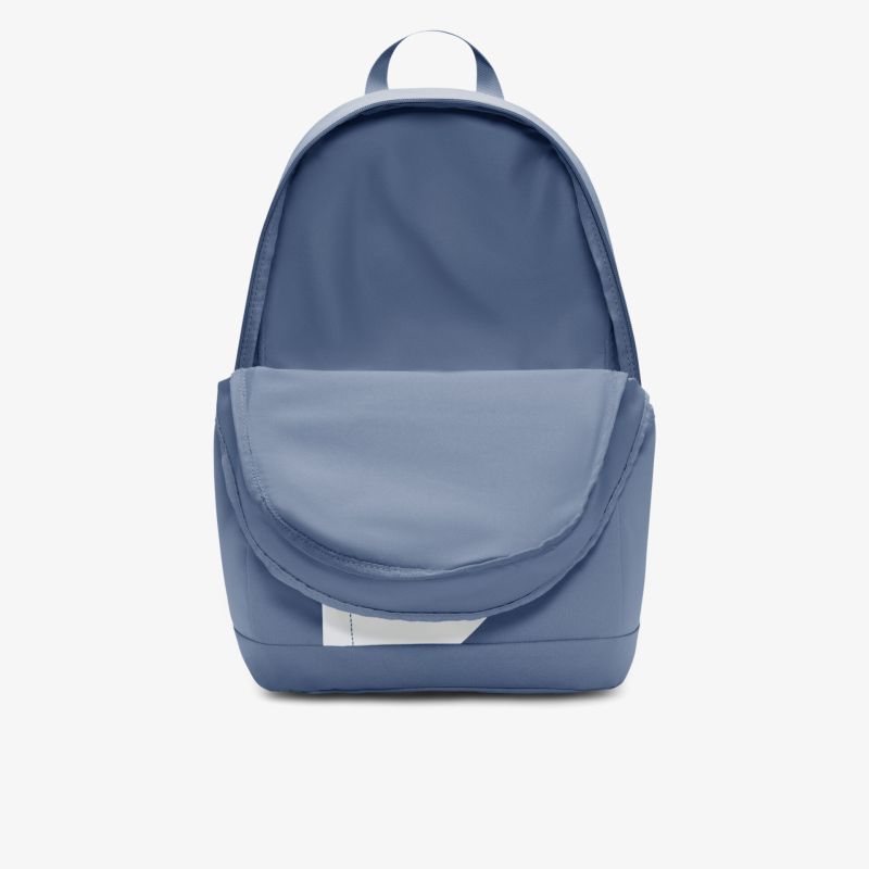 Moderner blauer Rucksack mit geräumigem Hauptfach und stylischem Design.