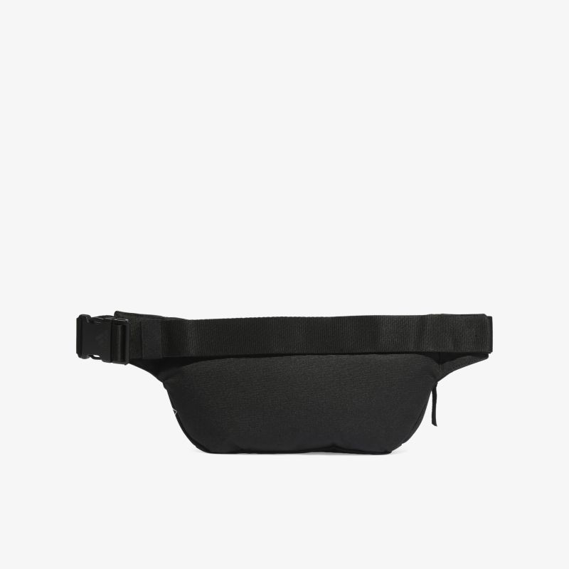 Moderne schwarze Gürteltasche mit verstellbarem Riemen für Alltag und Reisen, kompakt und stilvoll.