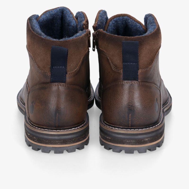 Hochwertige Lederstiefel mit warmem Innenfutter und robuster Sohle für optimalen Tragekomfort