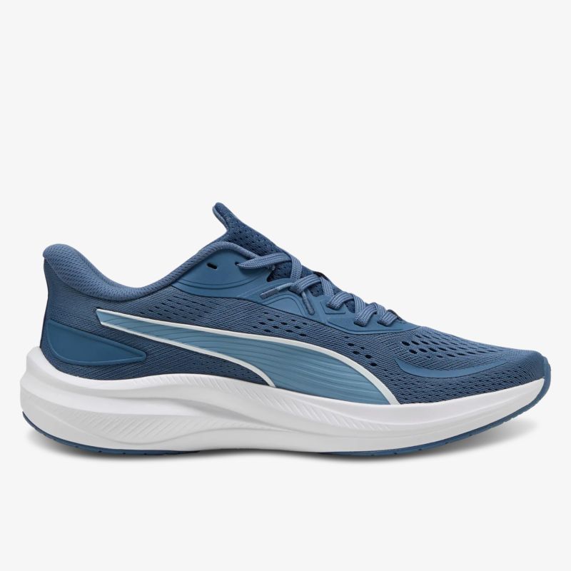 Leichter atmungsaktiver Laufschuh mit stoßdämpfender Sohle und modernem seitlichem Design