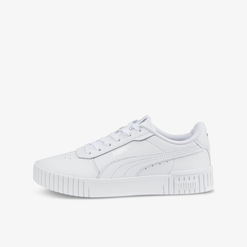 Moderner weißer Sneaker mit robustem Design und stilvollem Look für vielseitigen Einsatz.