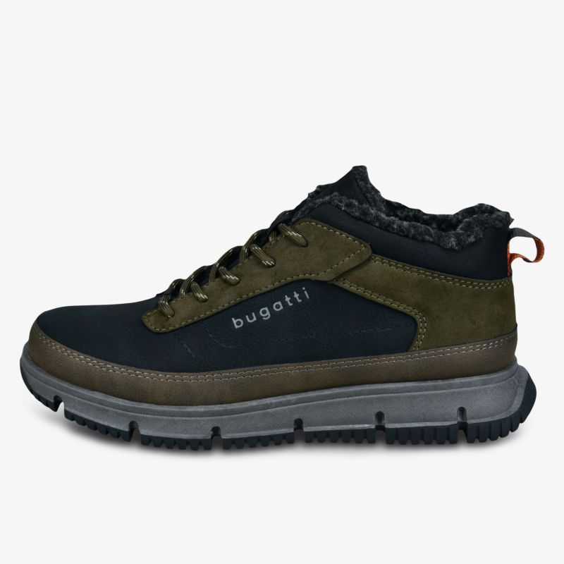 sportlicher bugatti Schuh mit robuster rutschfester Sohle und bequemem Design für alltagstauglichen Tragekomfort