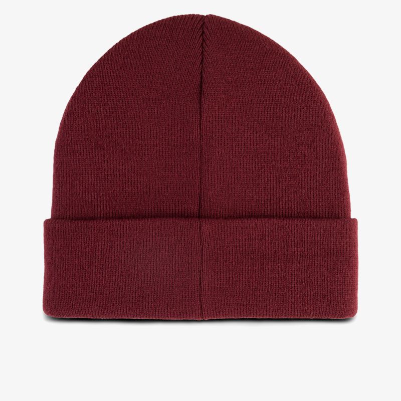 Bequeme, stilvolle rote Wintermütze aus weichem Material für kalte Tage