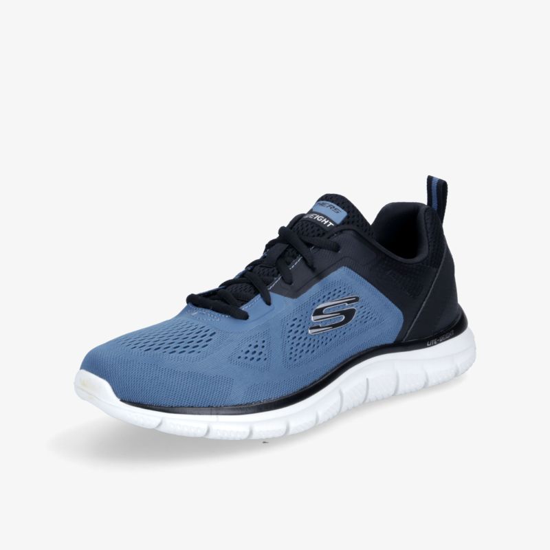 Bequemer, atmungsaktiver blauer Sneaker mit leichter Sohle und sportlichem Look. Perfekt für vielseitige Aktivitäten.