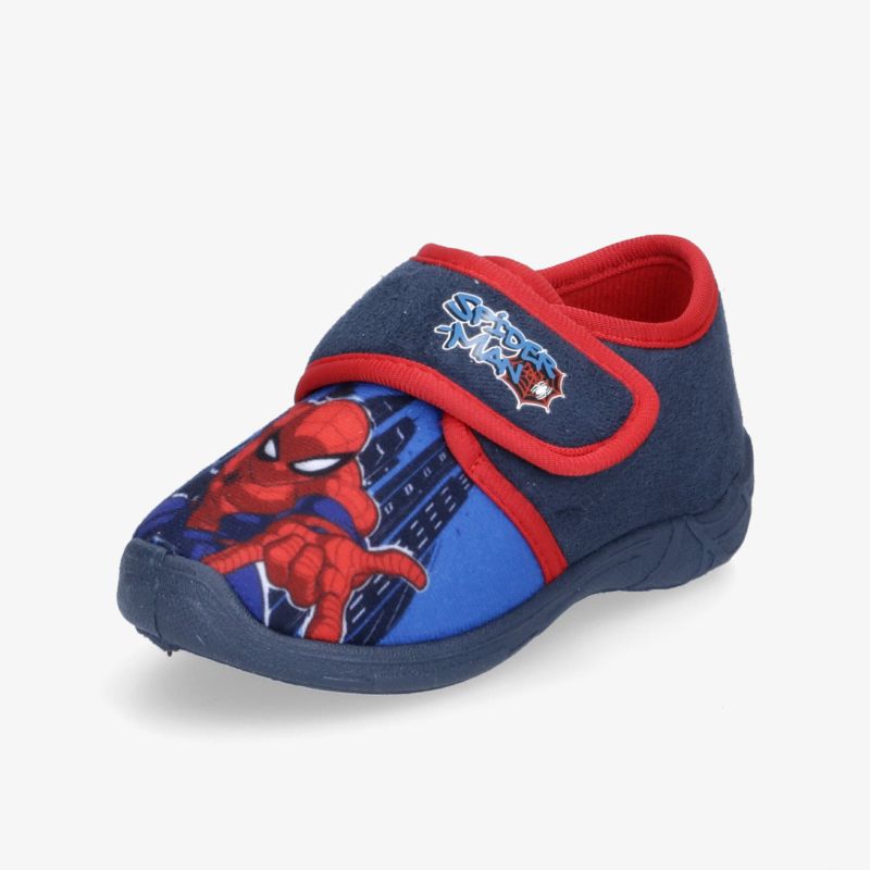 Bequeme Schuhe mit Spinnenhelden-Design und Klettverschluss, ideal für actionreiche Tage und Abenteuer.