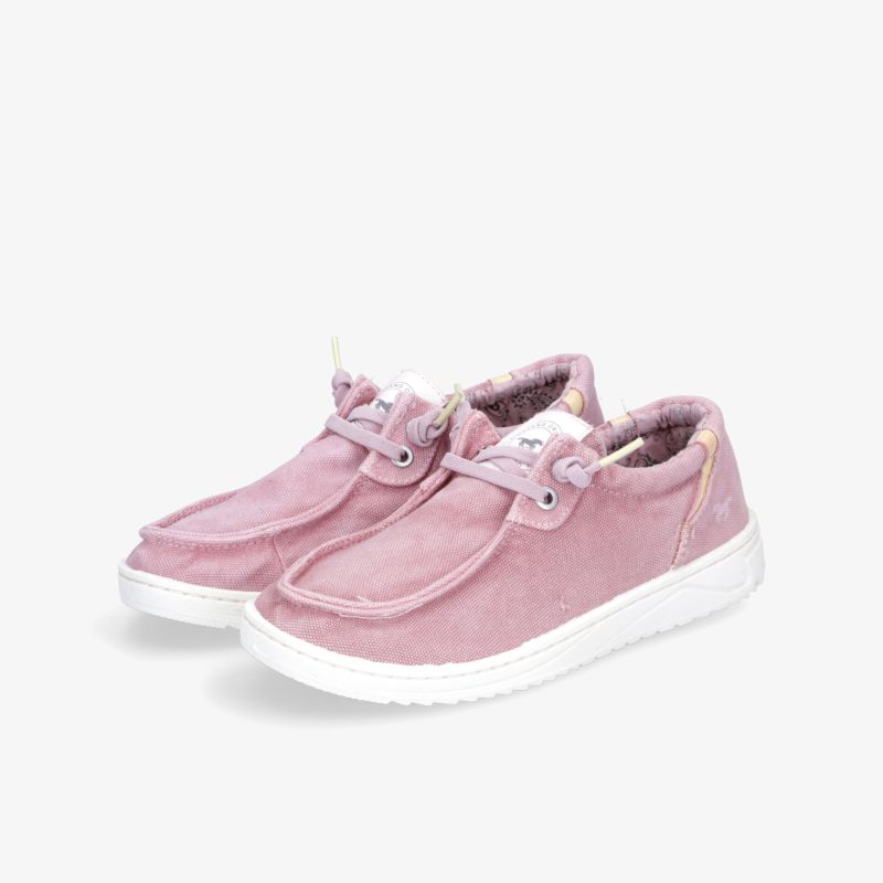 Leichte, modische Schuhe in Rosa mit weißer Sohle, rutschfest und komfortabel für jeden Tag.