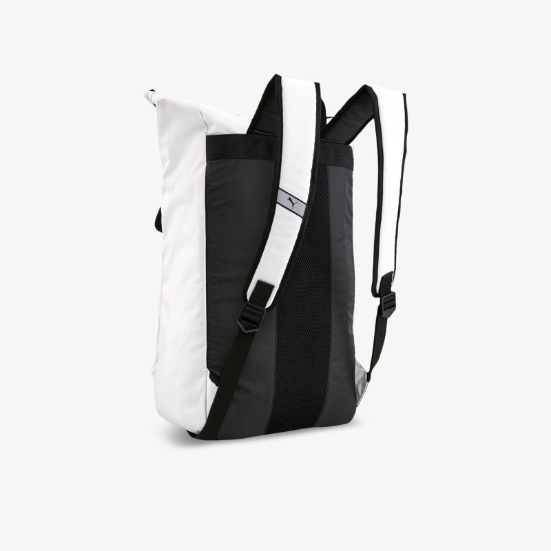 Moderner Rucksack in kontrastreichem Design, ideal für den täglichen Gebrauch und unterwegs.
