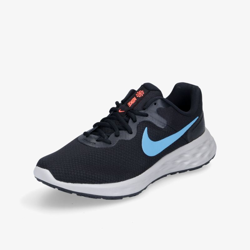 Leichter Laufschuh mit optimaler Dämpfung und atmungsaktivem Design. Stilvolle Farbkombination von Blau und Schwarz.