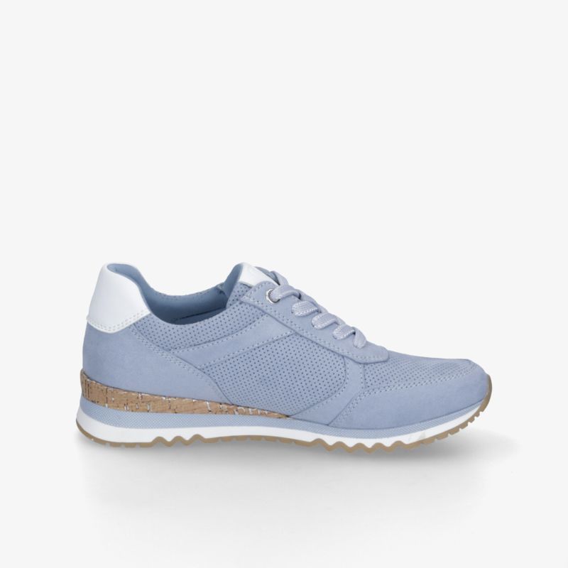 Leichter, bequemer Sneaker mit atmungsaktivem Material und flexibler, gedämpfter Sohle in modernem Design seitlich sichtbar