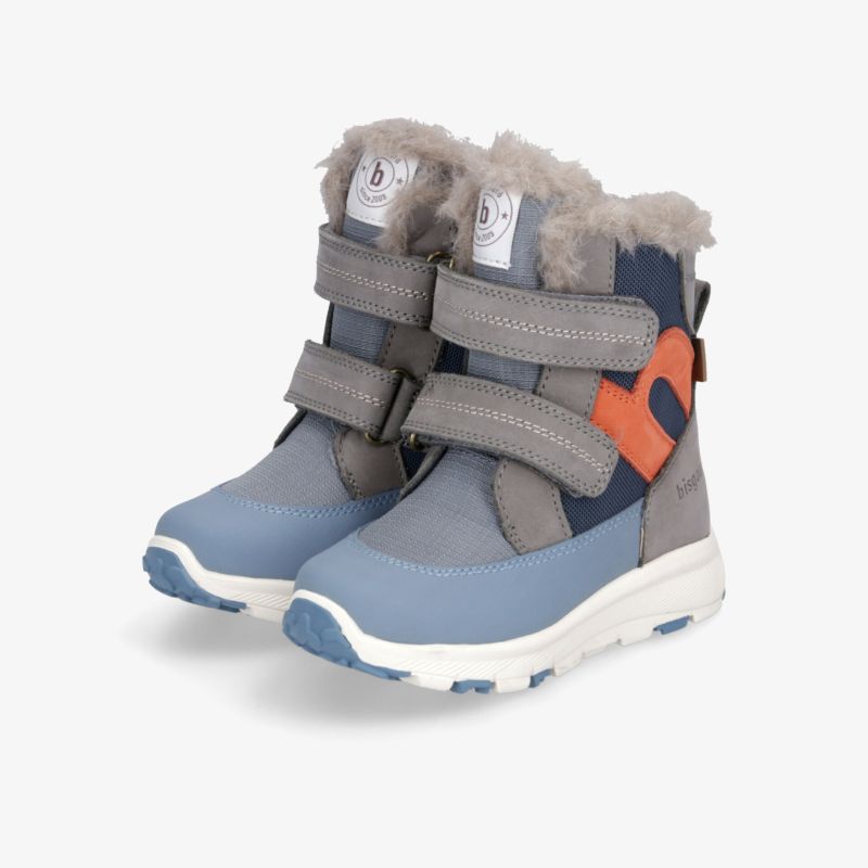 Schicke Winterstiefel mit warmem Futter, Klettverschluss und rutschfester Sohle für optimalen Halt.
