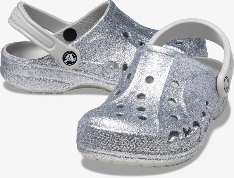 Glitzernde, bequeme Schuhe mit atmungsaktiven Öffnungen und verstellbarem Riemen