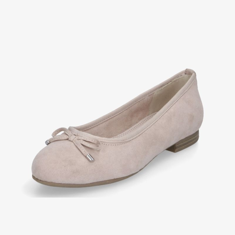 Bequemer Ballerina-Schuh mit weichem Material, flachem Absatz und eleganter Schleife, angenehmer Tragekomfort