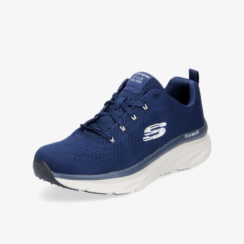 Moderner blauer Sneaker mit Logo, ideal für sportliche Aktivitäten und lässige Outfits