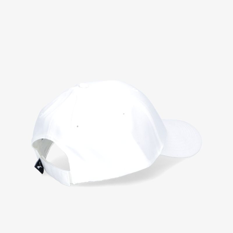 Weiße Cap aus hochwertigem Material, verstellbar und atmungsaktiv für vielseitigen Einsatz