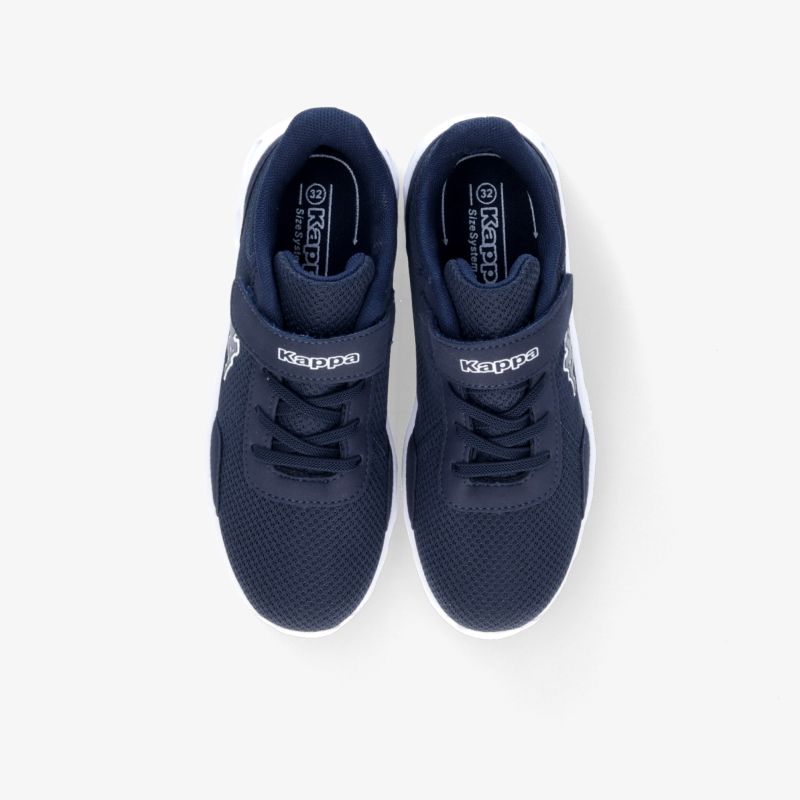 Navy blaue Schnürschuhe in sportlichem Design, komfortabel und atmungsaktiv, ideal für aktive Tage.