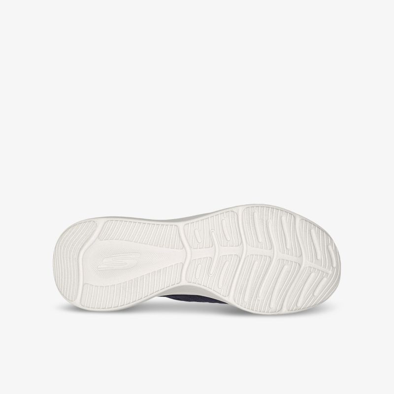 Ansicht der Schuhsohle mit rutschfestem Profil und stoßdämpfendem Design für maximalen Komfort.