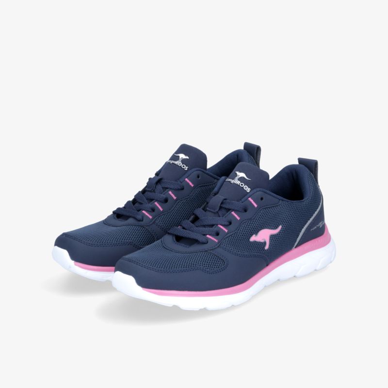Bequeme, navy-pinke Sneaker mit dämpfender Sohle und sportlichem Design für vielseitige Aktivitäten.