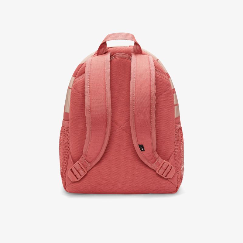 Rosa Rucksack mit bequemen, verstellbaren Schultergurten und robuster Verarbeitung, ideal für Alltag und Reisen.