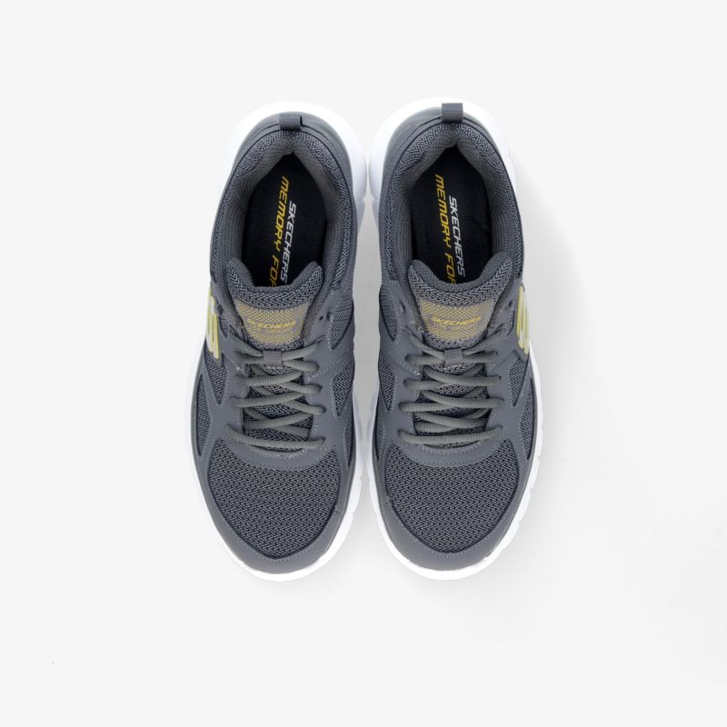 Sportliche graue Schuhe mit atmungsaktivem Material und robuster rutschfester Sohle, bequem und vielseitig einsetzbar