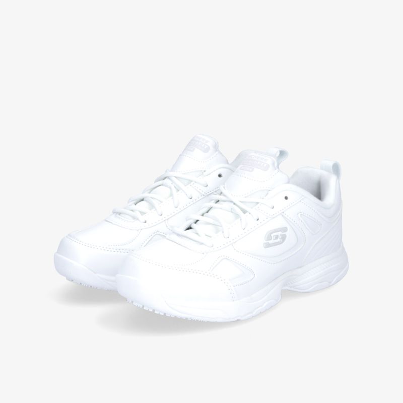 Leichter Sportschuh in klassischem Weiß mit robustem Design und optimalem Tragekomfort.