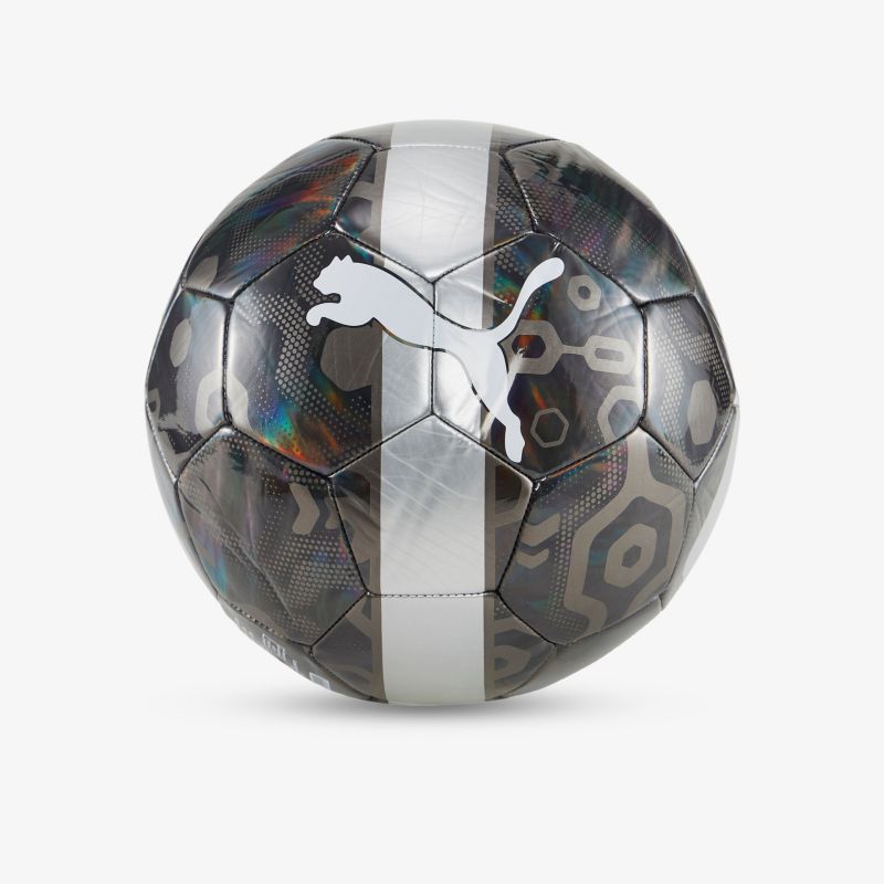 Schicker Fußball von Puma mit einzigartigem Design und glänzender Oberfläche.