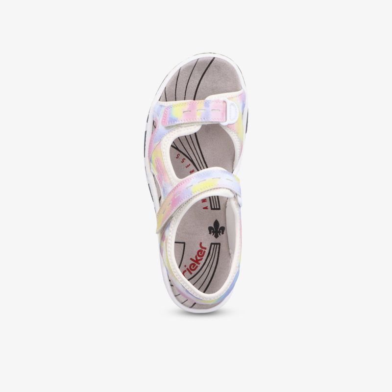 Bunte Sandale mit verstellbaren Riemen und gepolsterter Sohle für optimalen Komfort und Stil.