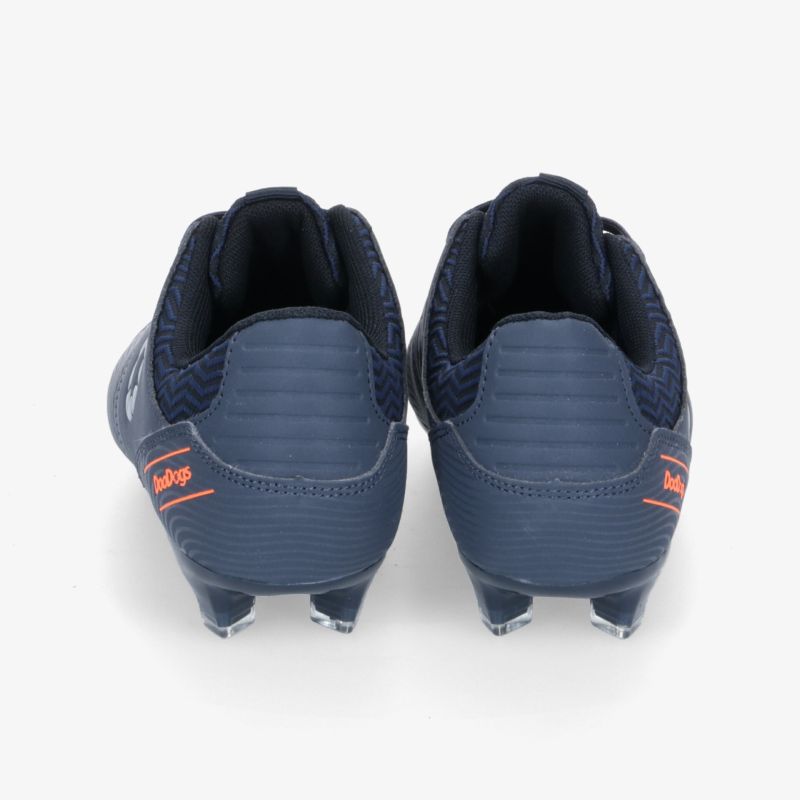 Blaue Fußballschuhe mit Stollen, bieten hervorragenden Grip und Stabilität für ein optimales Spiel
