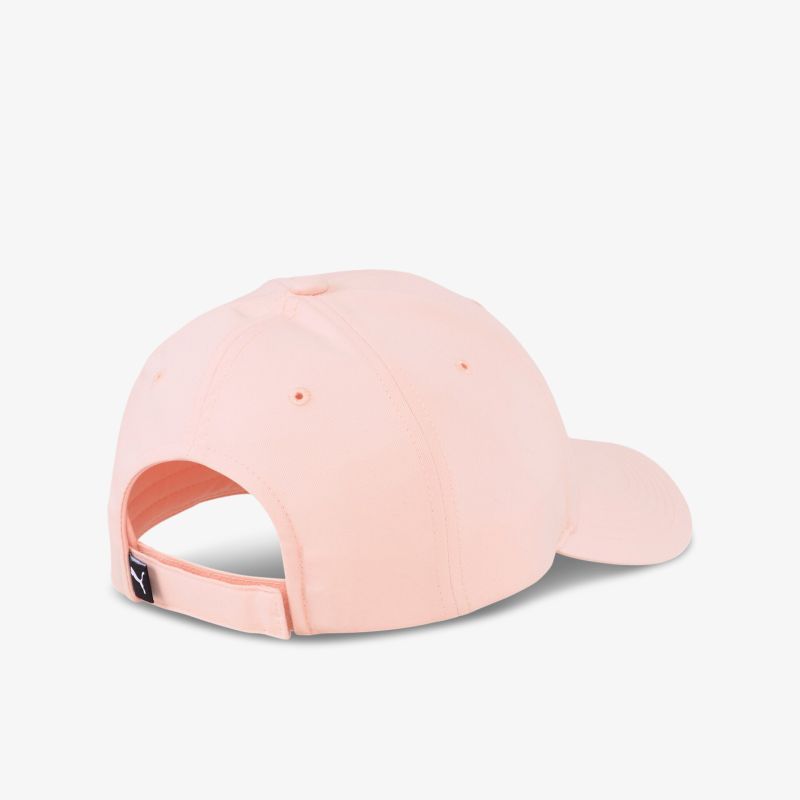 Rosa Baseballkappe mit verstellbarem Verschluss, ideal für sportliche Aktivitäten und modischen Look.
