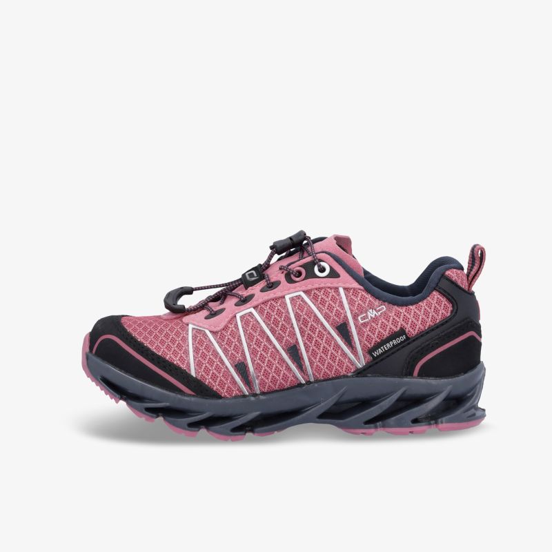 Robuster und bequemer Wanderschuh in Pink, ideal für Outdoor-Aktivitäten. Sportliches Design mit schnelltrocknendem Material.