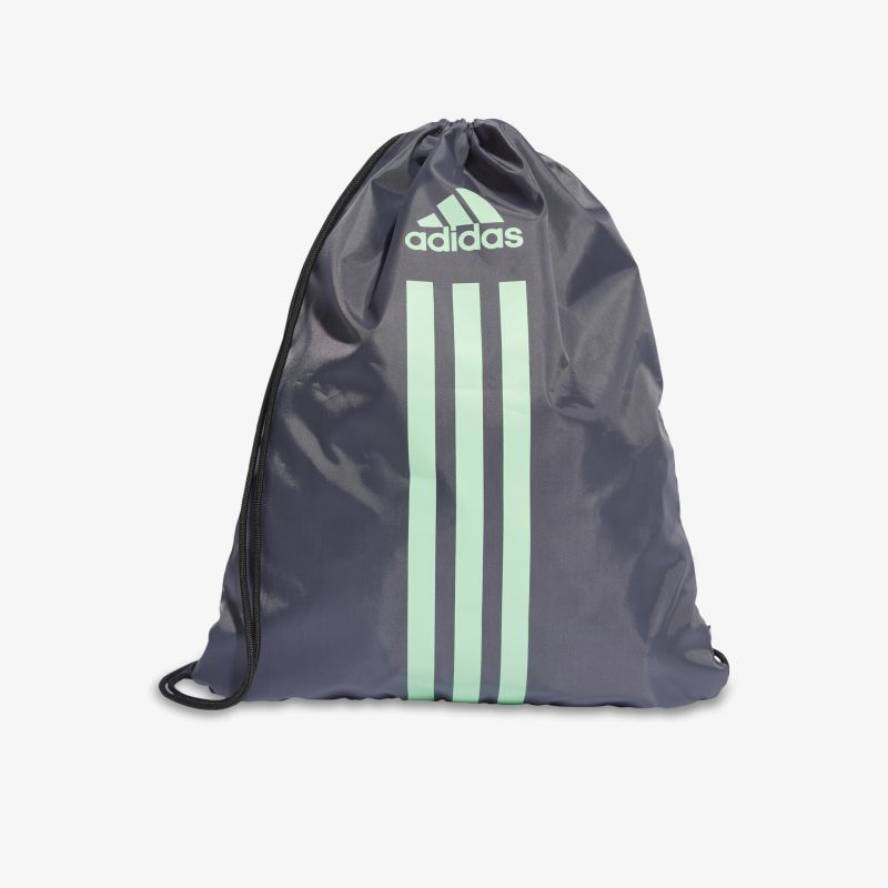 Adidas Sportbeutel mit markanten Streifen in schlichtem Design, leicht und praktisch für den täglichen Gebrauch.