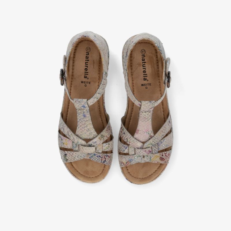 Bequeme Sandalen mit verstellbarem Riemen und gepolsterter Innensohle, offen und luftig für optimalen Tragekomfort
