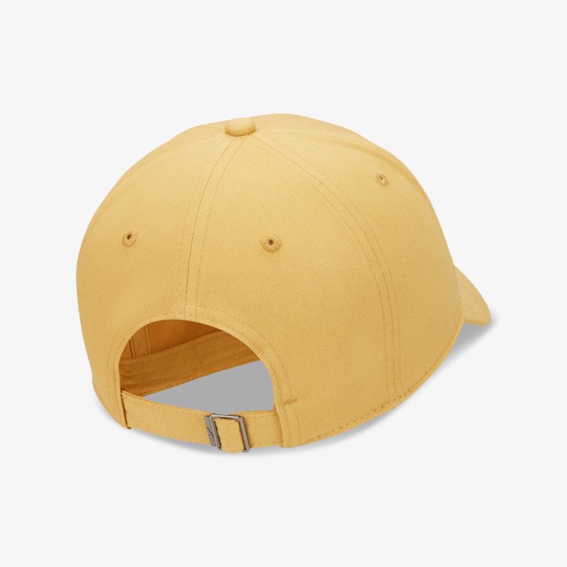 Moderne gelbe Kappe mit verstellbarem Verschluss für bequemen, eleganten Look. Perfekt für vielseitige Outfits.