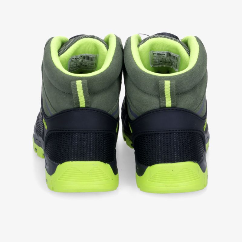 Hoch geschnittener Sportschuh mit neonfarbener Sohle und gepolstertem Schaft für optimalen Halt und Komfort