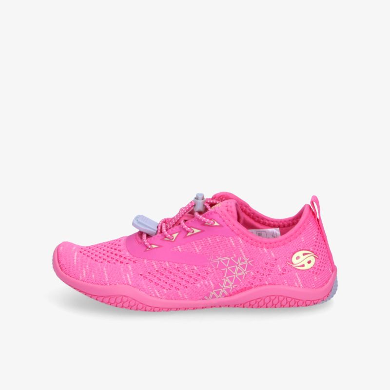 Leichter, atmungsaktiver und flexibler pinker Sportschuh mit rutschfester Sohle für optimalen Tragekomfort