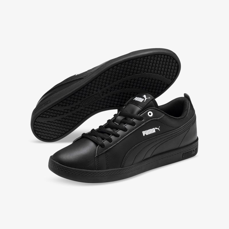 Stilvolle schwarze Sneaker mit sportlichem Design und rutschfester Sohle für optimalen Komfort und Vielseitigkeit.